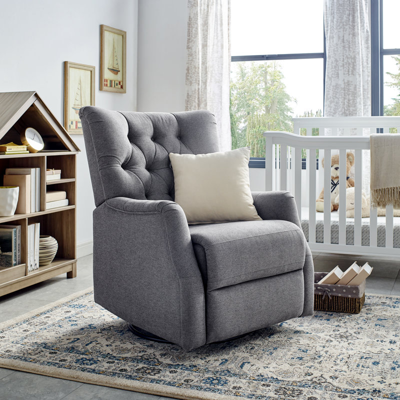 Harriet Bee Cooney Upholstered Glider & Reviews Wayfair